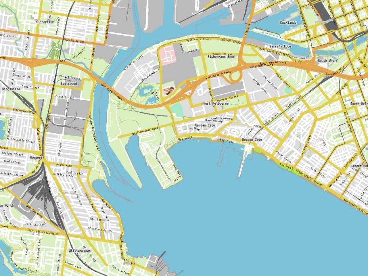 карта лука Мелбурн