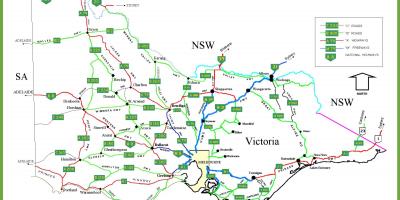 Карта Викторија, Аустралија