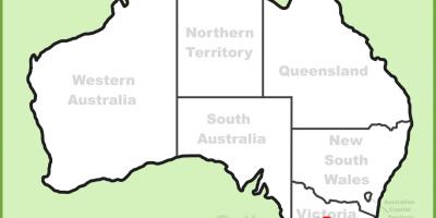 Карта У Мелбурну, Аустралија