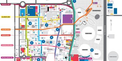 Мапа универзитета Монаша